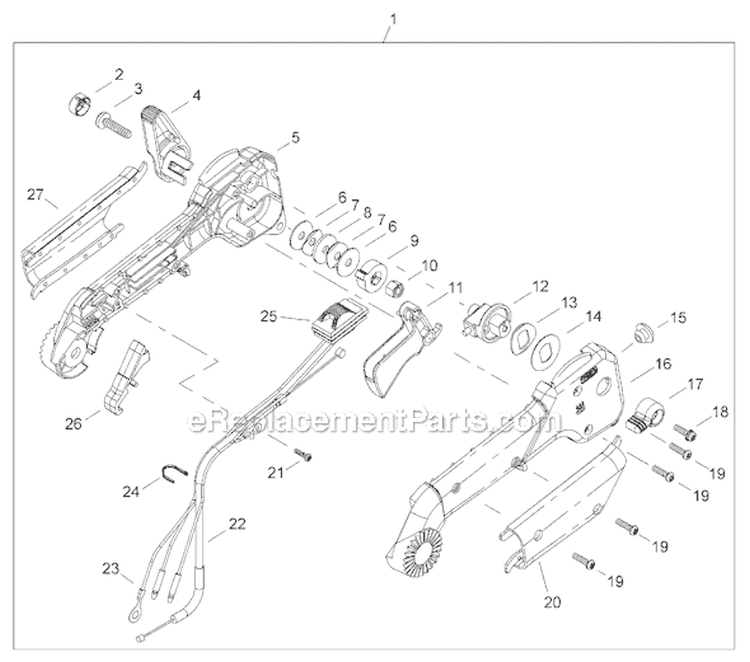 Page N Diagram and Parts List for EB3410  Shindaiwa Leaf Blower / Vacuum