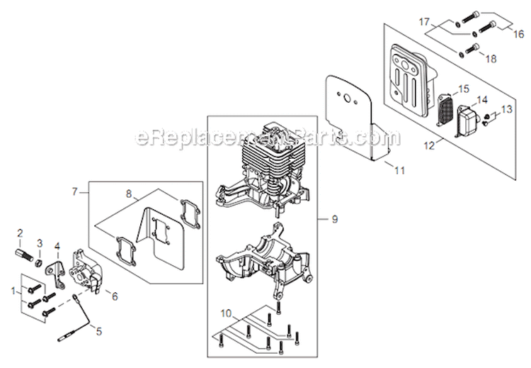 Page A Diagram and Parts List for EB344 T15711001001 - T15711999999 Shindaiwa Leaf Blower / Vacuum