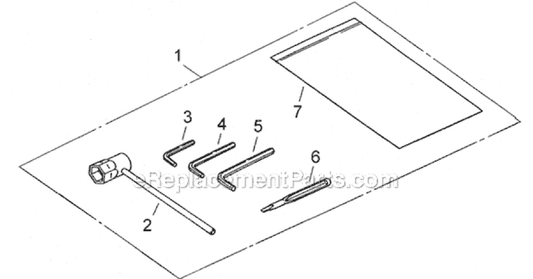 Page M Diagram and Parts List for EB501  Shindaiwa Leaf Blower / Vacuum