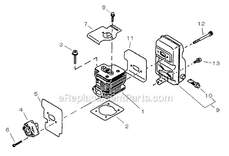 Page A Diagram and Parts List for EB630 5060001 Shindaiwa Leaf Blower / Vacuum