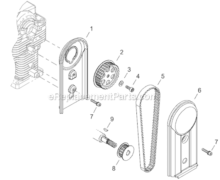 Page D Diagram and Parts List for EB8520RT  Shindaiwa Leaf Blower / Vacuum