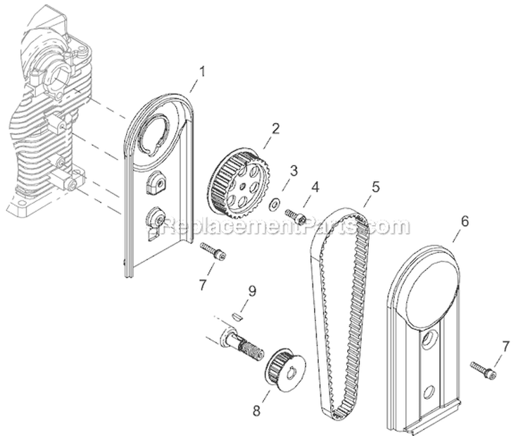 Page D Diagram and Parts List for EB8520  Shindaiwa Leaf Blower / Vacuum