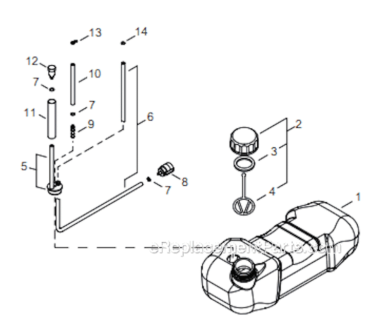 Page G Diagram and Parts List for EB854RT T14412001001 - T14412999999 Shindaiwa Leaf Blower / Vacuum