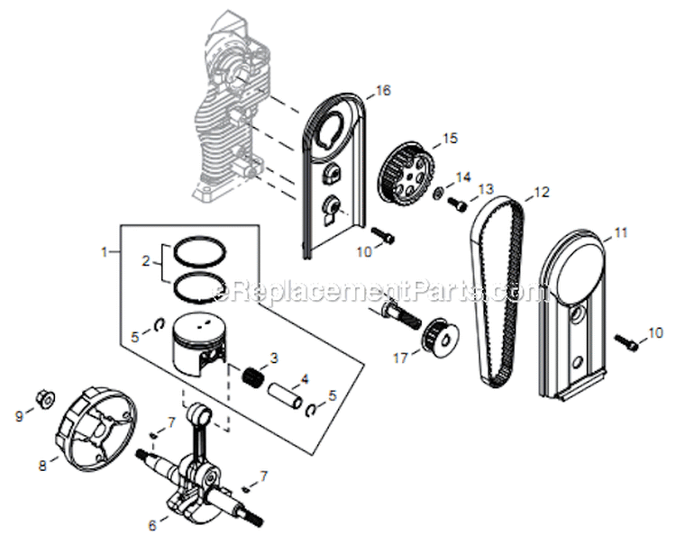 Page D Diagram and Parts List for EB854RT T14511001001 - T14511999999 Shindaiwa Leaf Blower / Vacuum