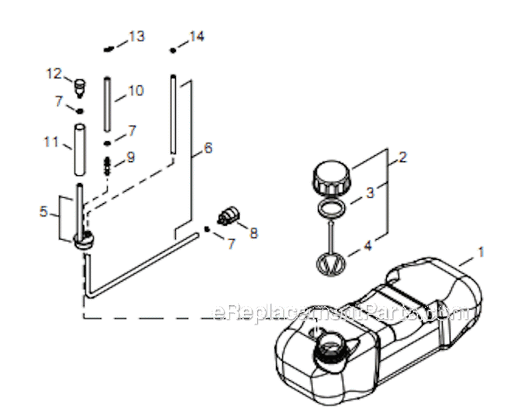 Page G Diagram and Parts List for EB854RT T14511001001 - T14511999999 Shindaiwa Leaf Blower / Vacuum