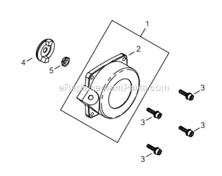 Page E Diagram and Parts List for EB854 T14211001001 - T14211999999 Shindaiwa Leaf Blower / Vacuum