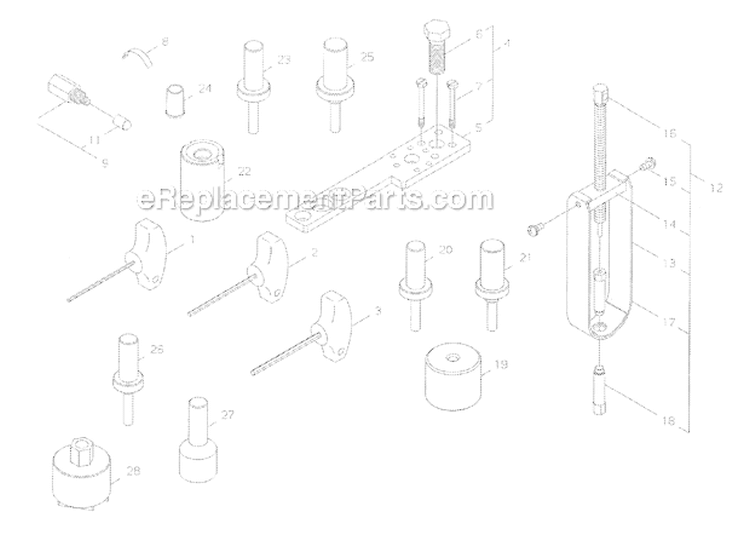 Accessories Diagram and Parts List for EC7600  Shindaiwa Chainsaw
