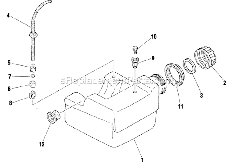 Page G Diagram and Parts List for F-20  Shindaiwa Trimmer