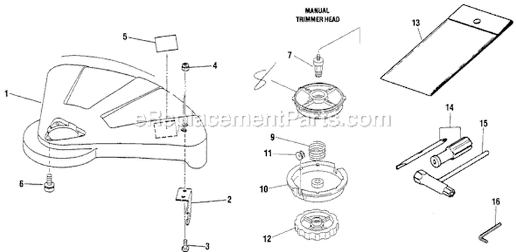 Page I Diagram and Parts List for F-20  Shindaiwa Trimmer