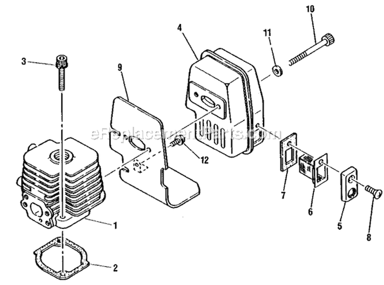 Page A Diagram and Parts List for F-21  Shindaiwa Trimmer