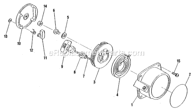 Page E Diagram and Parts List for F-21  Shindaiwa Trimmer