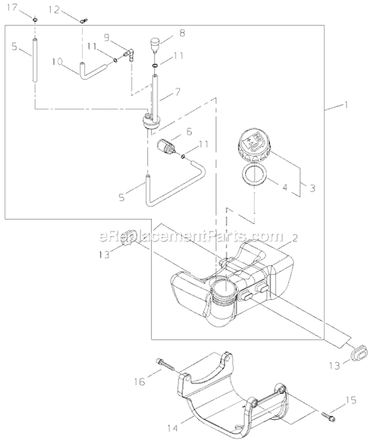 Page G Diagram and Parts List for F222EPA2 F222 EPA2 Shindaiwa Trimmer