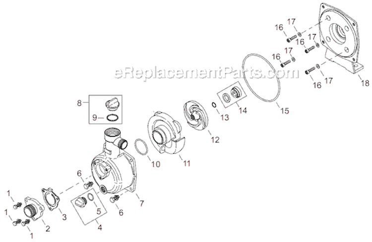 Page N Diagram and Parts List for GP3410  Shindaiwa Water Pump