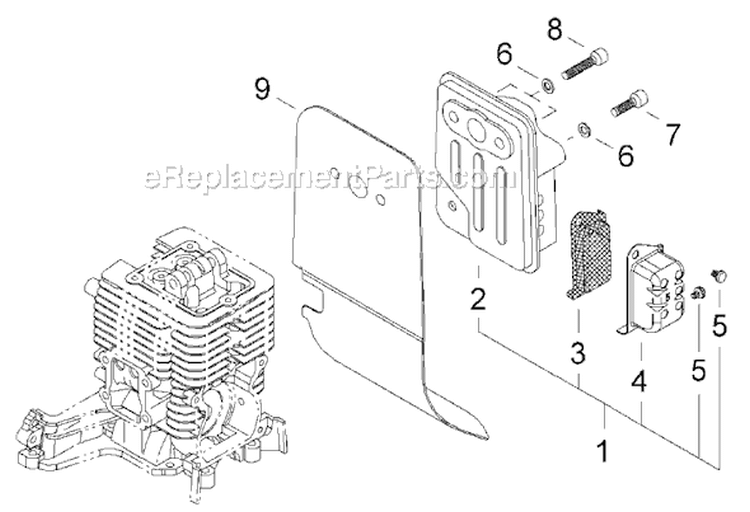 Page B Diagram and Parts List for GP3410  Shindaiwa Water Pump