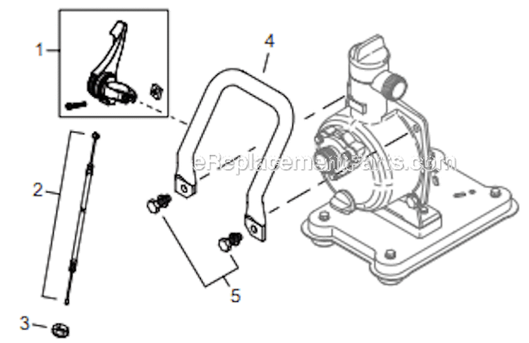 Page K Diagram and Parts List for GP344 T15912001001 - T15912999999 Shindaiwa Water Pump