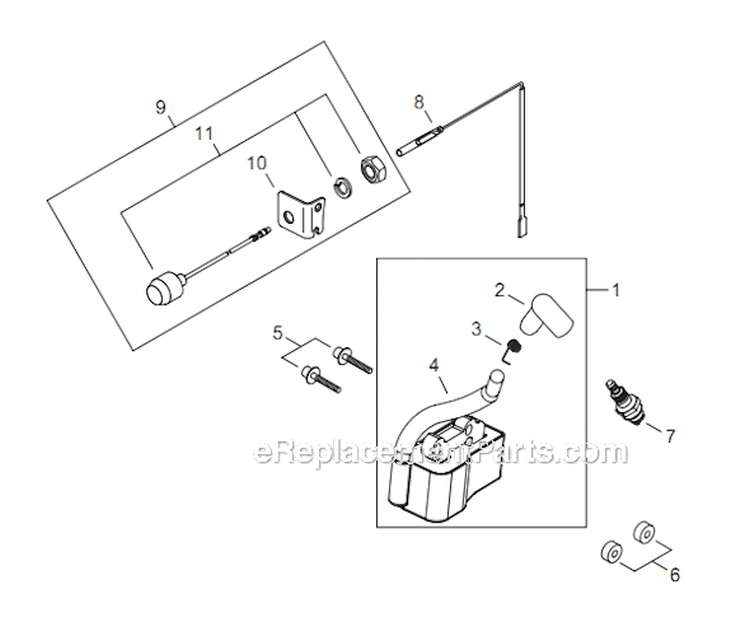 Page F Diagram and Parts List for GP344 T15912001001 - T15912999999 Shindaiwa Water Pump