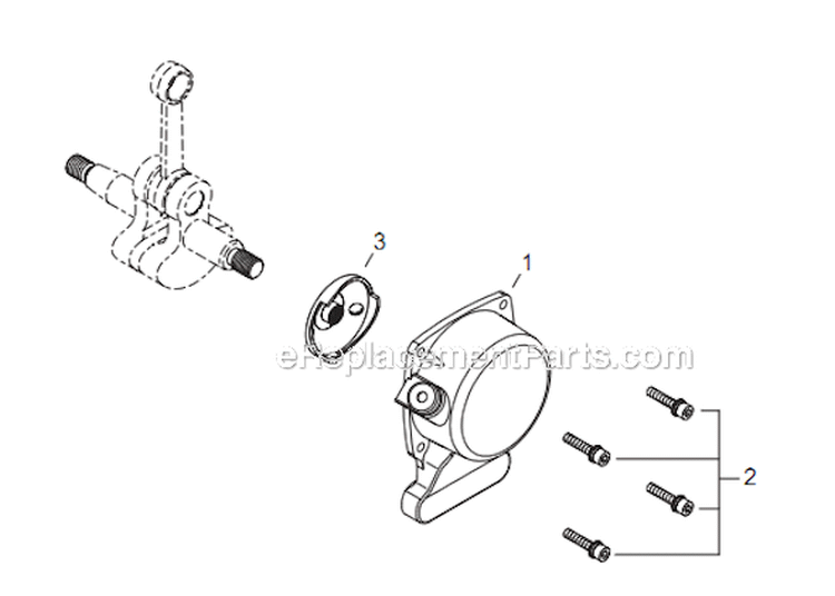 Page G Diagram and Parts List for GP344 T15912001001 - T15912999999 Shindaiwa Water Pump