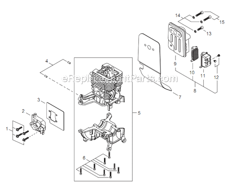 Page A Diagram and Parts List for GP344 T16011001001 - T16011999999 Shindaiwa Water Pump