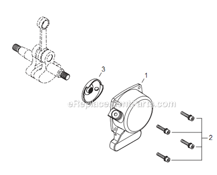 Page G Diagram and Parts List for GP344 T16011001001 - T16011999999 Shindaiwa Water Pump