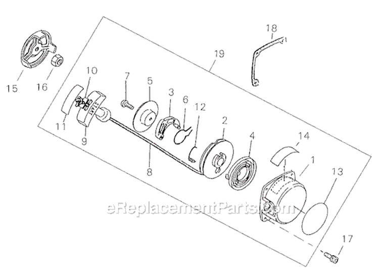 Page F Diagram and Parts List for GP450  Shindaiwa Water Pump