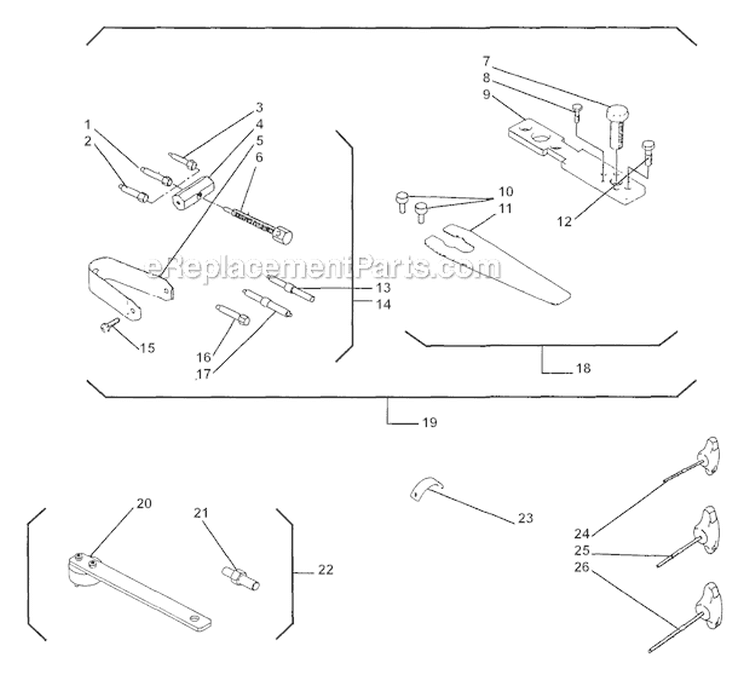 Accessories Diagram and Parts List for HT20  Shindaiwa Hedge Trimmer