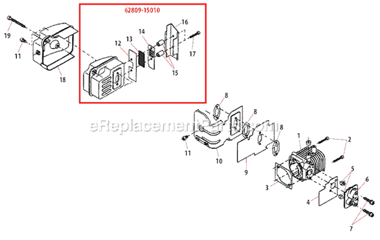 Page A Diagram and Parts List for HT231  Shindaiwa Hedge Trimmer