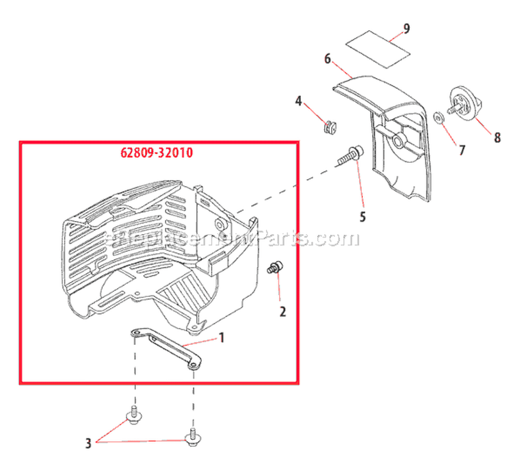 Page C Diagram and Parts List for HT231  Shindaiwa Hedge Trimmer
