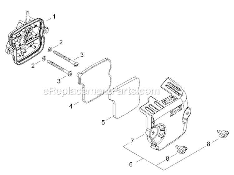 Page K Diagram and Parts List for HT2510  Shindaiwa Hedge Trimmer