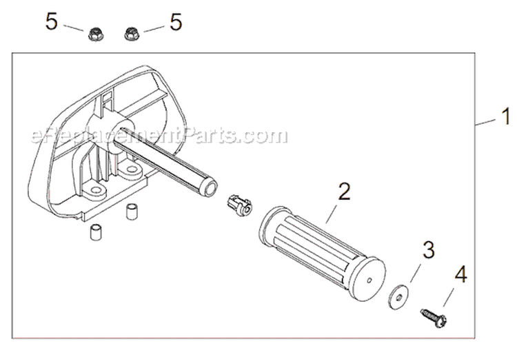 Page Q Diagram and Parts List for HT2510  Shindaiwa Hedge Trimmer