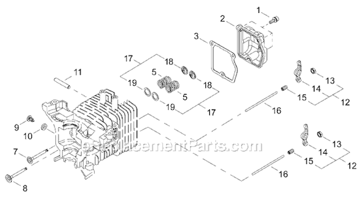 Page G Diagram and Parts List for HT2510  Shindaiwa Hedge Trimmer