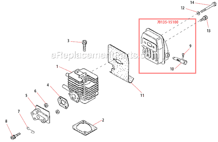 Page A Diagram and Parts List for LE230  Shindaiwa Edger