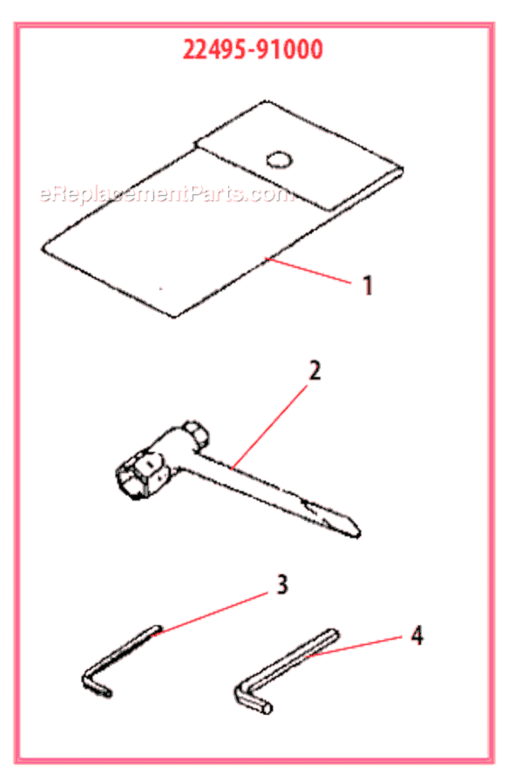Page L Diagram and Parts List for LE230  Shindaiwa Edger