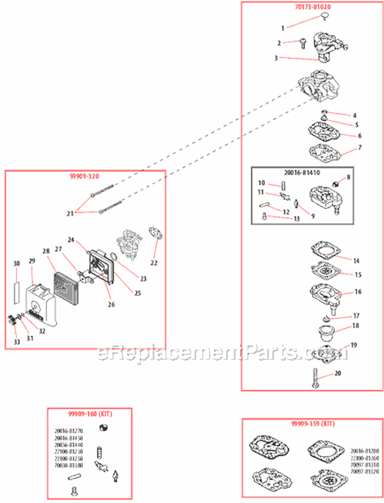 Page M Diagram and Parts List for LE230  Shindaiwa Edger