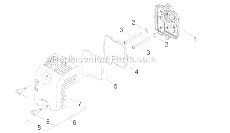 Air Filter Before SN: 7060660 Diagram and Parts List for LE2510  Shindaiwa Edger