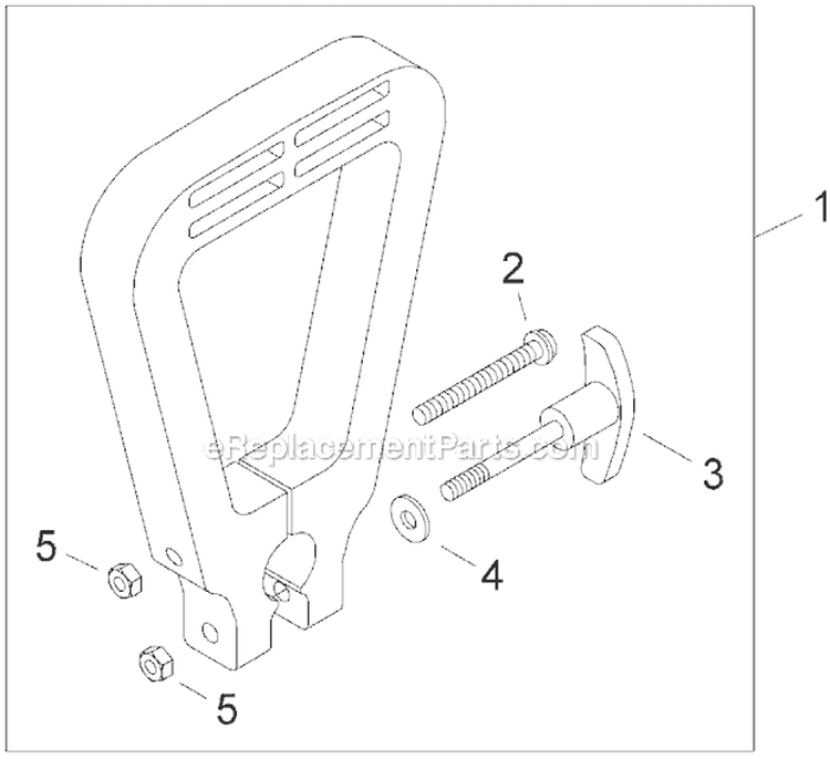 Handle Diagram and Parts List for LE2510  Shindaiwa Edger