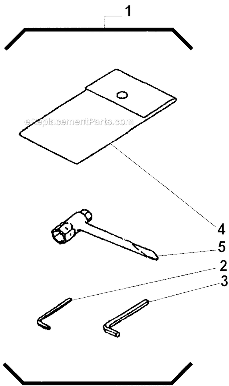 Accessories Diagram and Parts List for LE260  Shindaiwa Edger