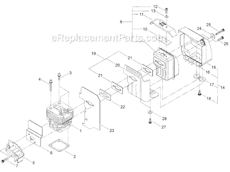 Page A Diagram and Parts List for LE261  Shindaiwa Edger