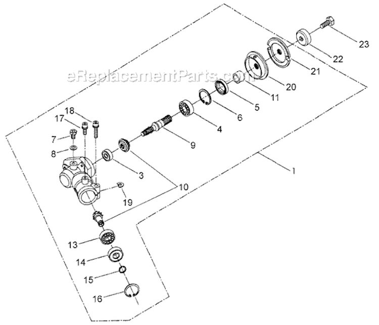 Page J Diagram and Parts List for LE261  Shindaiwa Edger