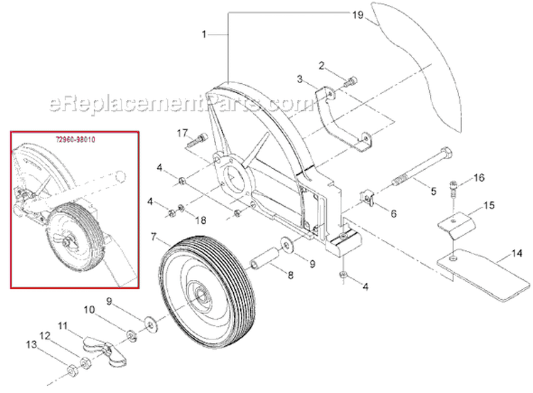 Page K Diagram and Parts List for LE261  Shindaiwa Edger