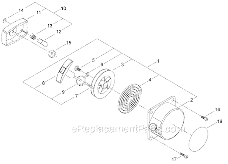 Page E Diagram and Parts List for LE261  Shindaiwa Edger