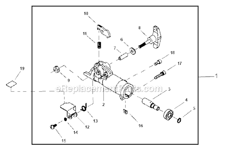 Coupler Diagram and Parts List for M2510  Shindaiwa Trimmer