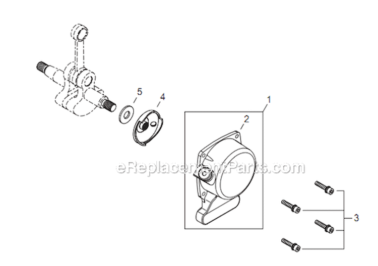 Page G Diagram and Parts List for M254 T12912001001 - T12912999999 Shindaiwa Trimmer