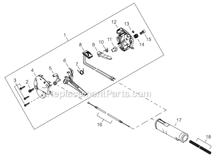 Page N Diagram and Parts List for M254 T13011001001 - T13011999999 Shindaiwa Trimmer