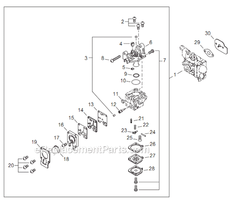 Page I Diagram and Parts List for M254 T13011001001 - T13011999999 Shindaiwa Trimmer