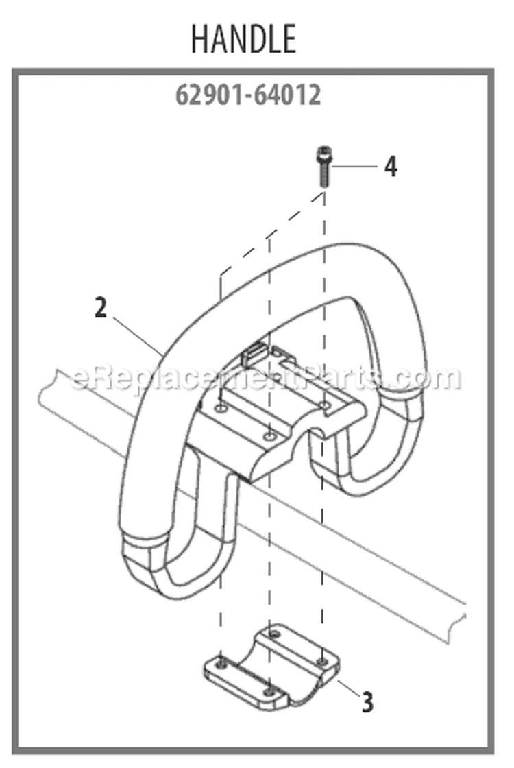 Page J Diagram and Parts List for M2500  Shindaiwa Trimmer