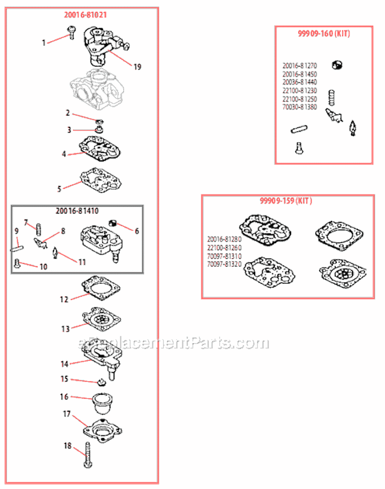 Page N Diagram and Parts List for PB230  Shindaiwa Power Broom
