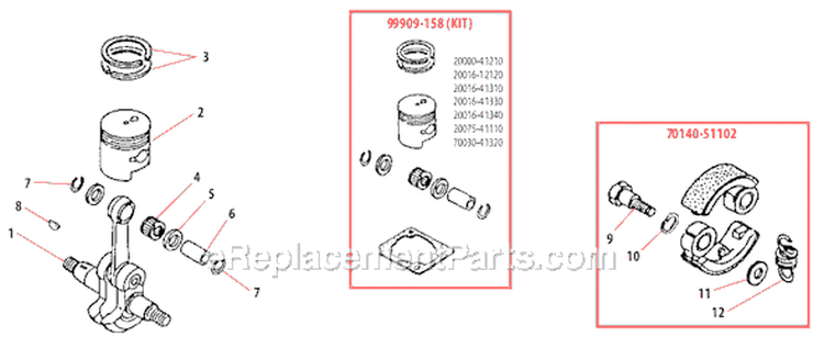 Page D Diagram and Parts List for PB230  Shindaiwa Power Broom