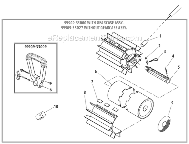 Page J Diagram and Parts List for PB270  Shindaiwa Power Broom