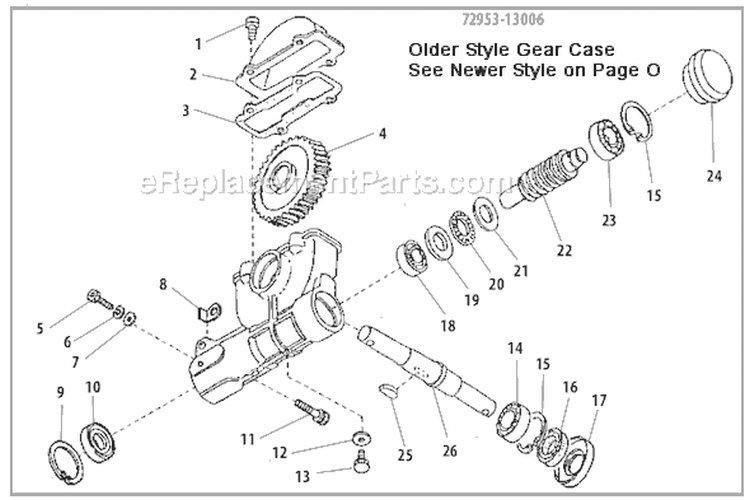 Page H Diagram and Parts List for PB270  Shindaiwa Power Broom