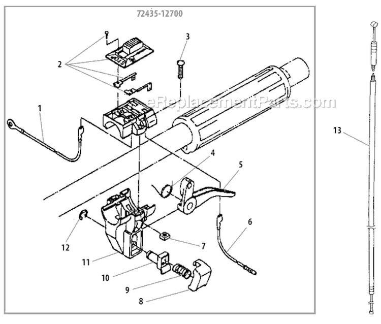 Page I Diagram and Parts List for PB270  Shindaiwa Power Broom